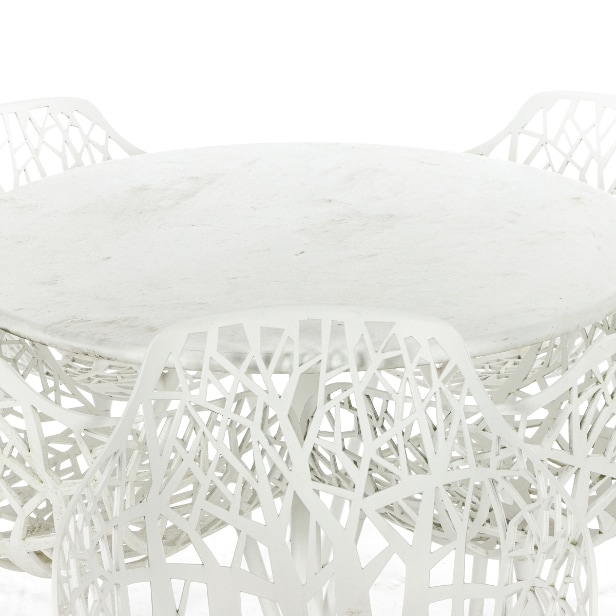 FOB, FOS - Francesca & Robby Cantar for Fast Design. Garden furniture set, consisting of table and five chairs, model 'Forest' (6)