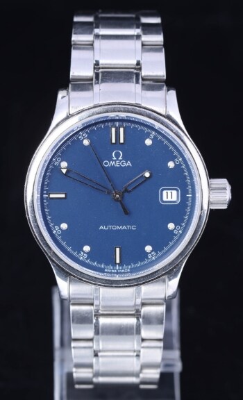 Omega Automatic herrearmbåndsur af stål Ø 37 mm