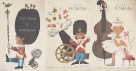 Ib Antoni. Three tourist posters for Denmark. (3)