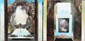 Lykke Vigen. Pair of compositions with trolls (2)