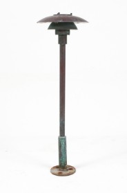 Poul Henningsen, kobber udendørslampe / pullert, model 'PH 3/2½'