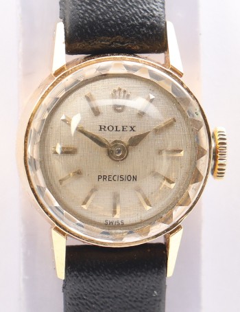 Rolex. Vintage dameur af 18 kt guld fra 1960