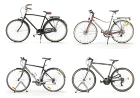 7751, 7739, 7744, 7740 - Samling cykler (4)