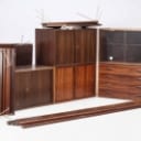 Rosewood Wall Mounted Shelving System, 1960s (30)
