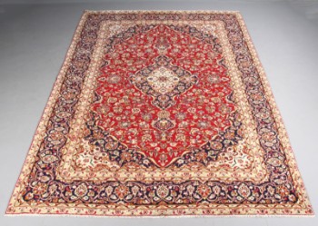 Persisk Keshan tæppe, 390x290 cm.