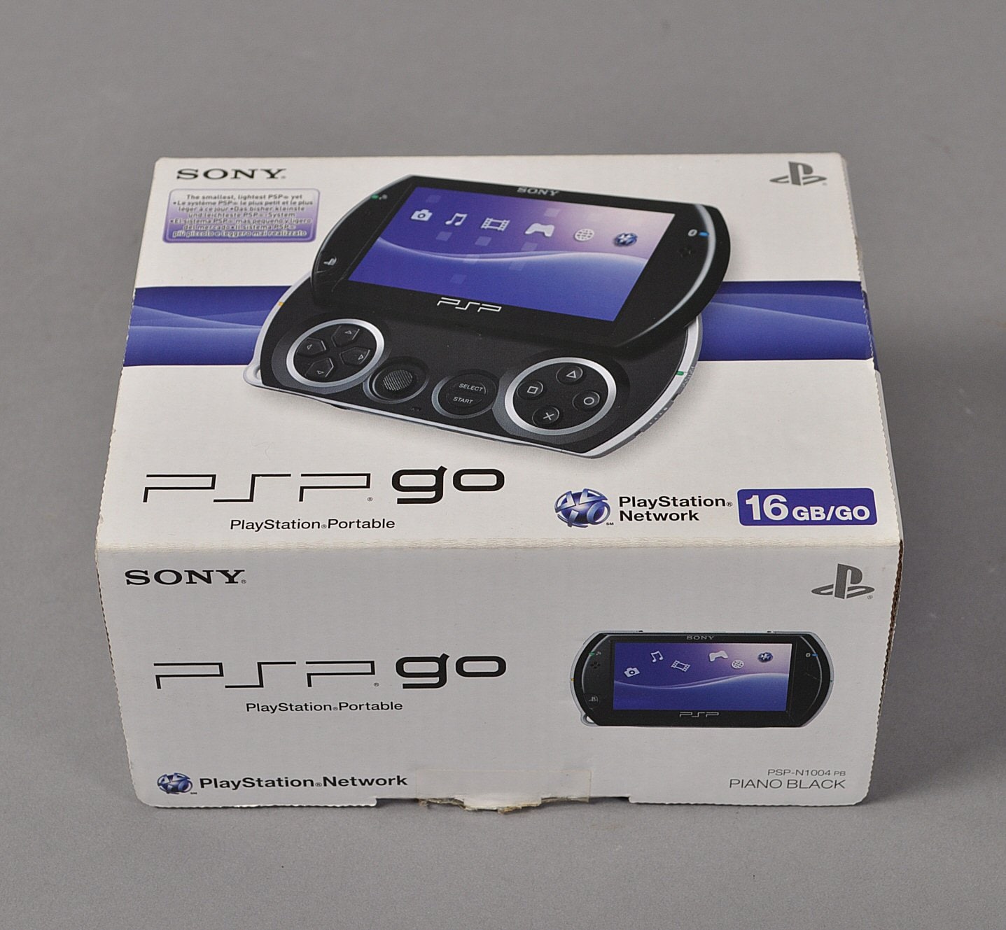 Sony PSP GO N1004 Playstation Portable spillekonsol i Piano Black