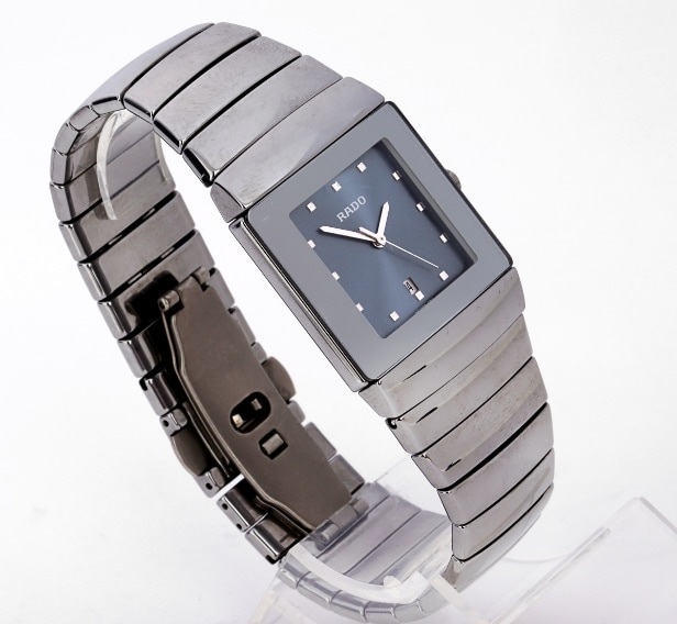 Rado. 'DiaStar' ceramic men's wristwatch