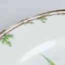 Royal Copenhagen. 'Butterfly' plates and bowl on foot, 19th century (7)