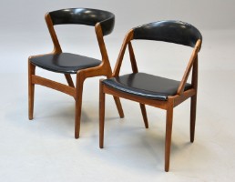Kai Kristiansen; stol i palisander. Dansk møbelproducent; stol teak (2) - Lauritz.com