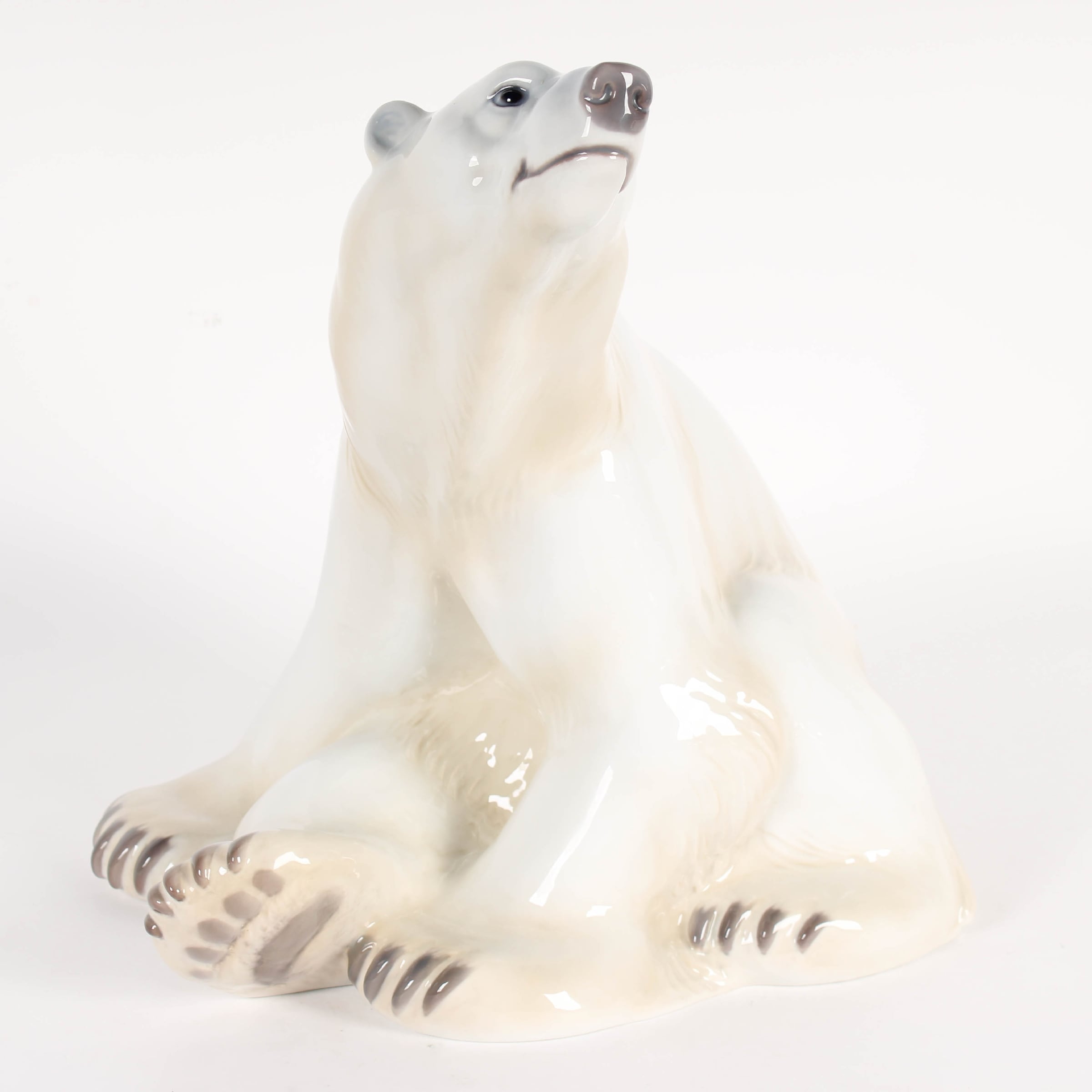 Niels Nielsen for Bing & Grondahl. Giant porcelain polar bear, no