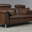 Jysk møbelværk. Tre-pers. sofa, model Athena, brunt læder