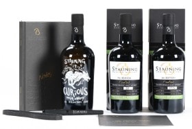 Samling Stauning Danish Whisky, PEATED 6 th Edition m.m. (3)