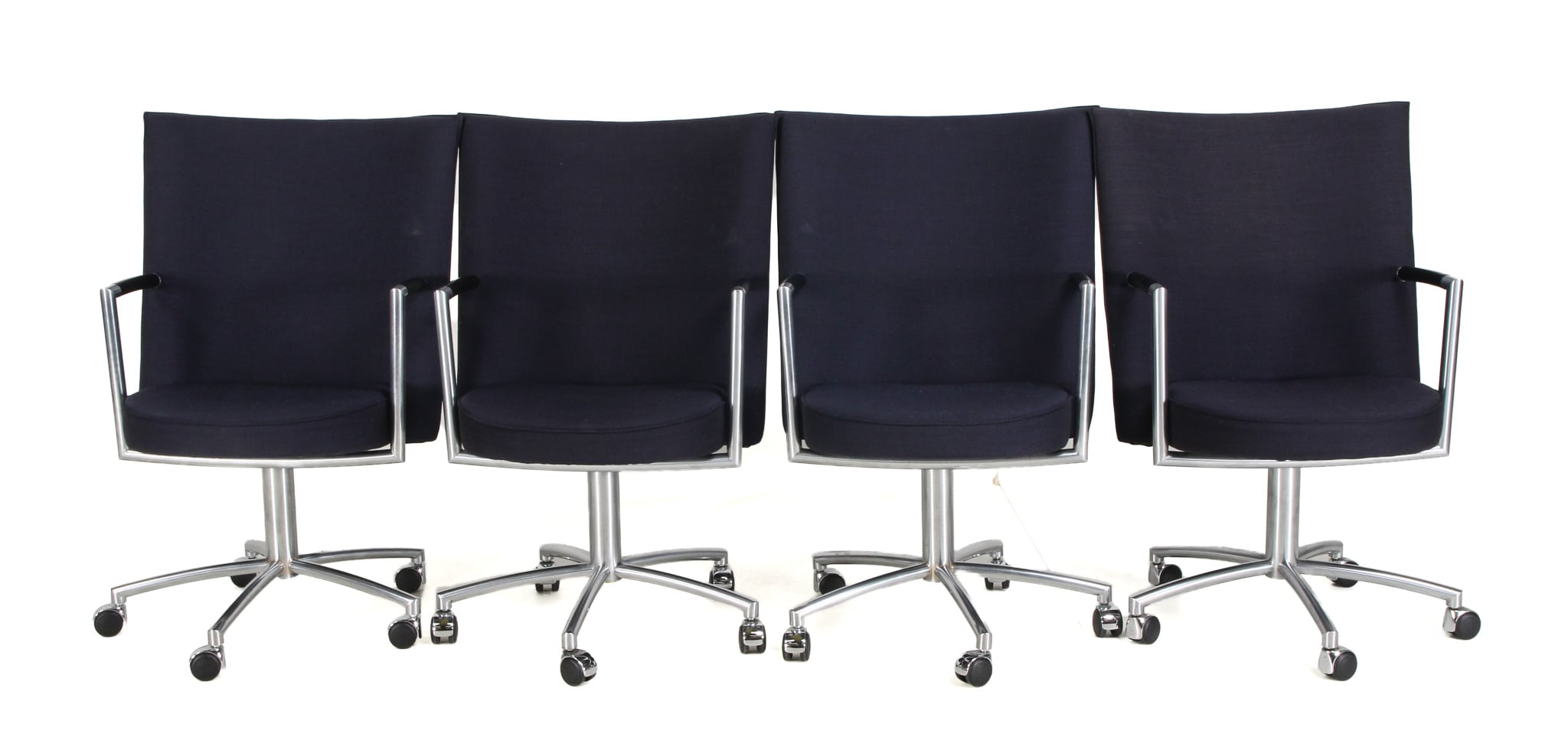 Johannes Foersom & Peter Hjort-Lorentzen. Four 'Partner' lounge office chairs, model EJ-70 (4)