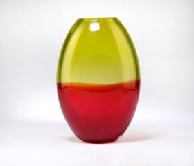 Alfredo Barbini. Vase fra 70'erne af muranoglas