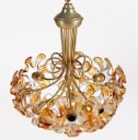Paolo Venini. Italian flower-shaped chandelier from the 60s