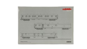 Märklin 49951 Digital HO: 3 auxiliary cars for the wrecking train