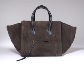 Céline. 'Medium Phantom' Tote Bag/ hånd-/ skuldertaske af Grey Suede