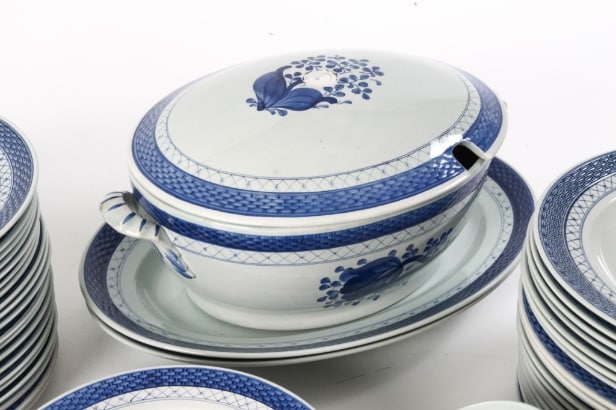 Aluminia / Royal Copenhagen. Tranquebar dinnerware etc.,