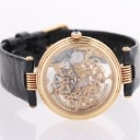 Alfred Dunhill. Skeleton wristwatch in 18 kt gold, 1990s