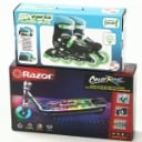 Razor electric scooter and Skids Control roller skates (2)