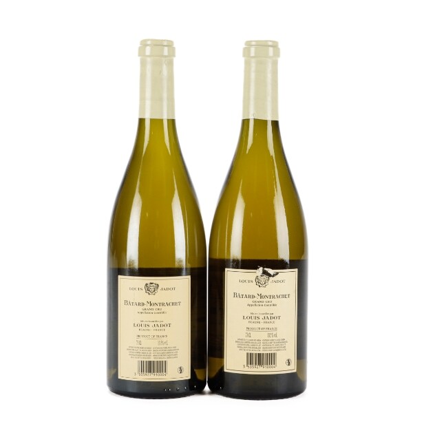 2 fl. Bâtard-Montrachet Grand Cru, Louis Jadot 2013 and 2014 (2)