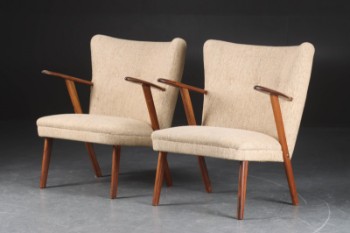 Par lænestole af palisander, 1960erne (2)