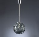 Doria. Pendant from the 70s in grey-blue glass