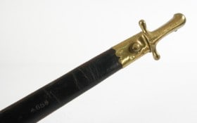 Dansk sabelbajonet til flådens bagladeriffel, model 1853/66