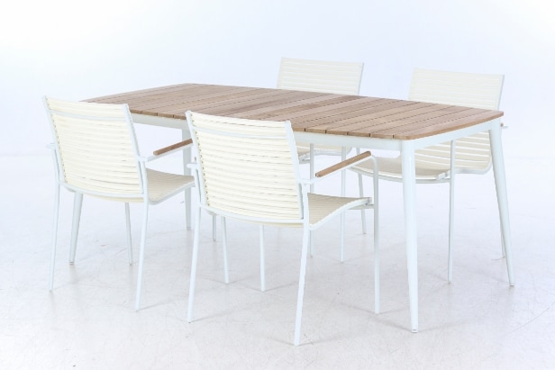 Cinas. Havebord samt fire stole - Model Rio & Mood (5)