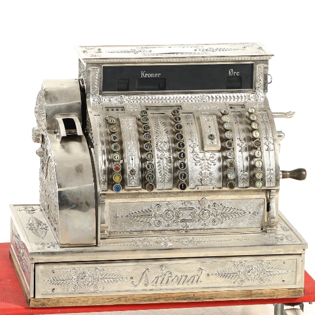 National kasseapparat, 1900-tallet.