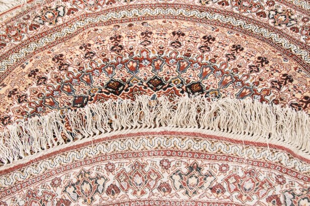 Three Chinese silk carpets (3)