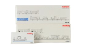 Märklin 3472+45103+45104 HO: Diesel locomotive BR 2048 and Gieslinger Grade freight sets (3)