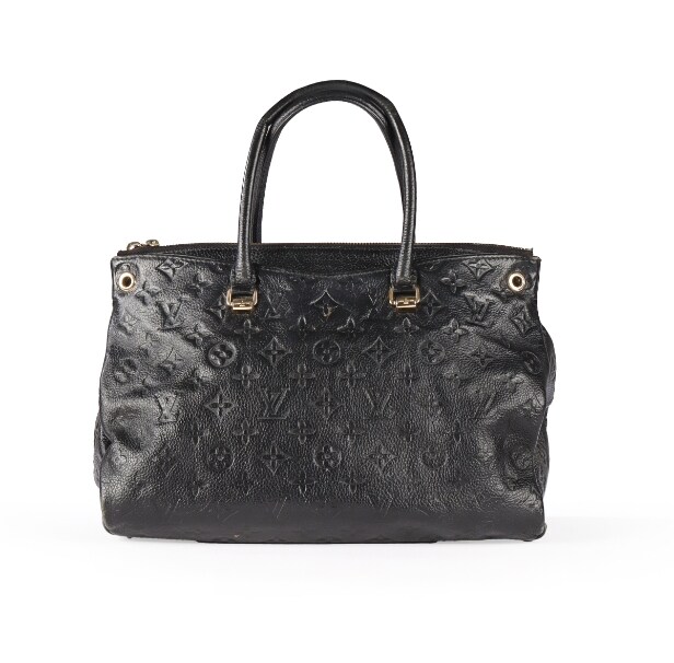 Louis Vuitton. 'Pallas' handbag in black Monogram leather