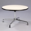 Charles Eames for Vitra. Lounge / coffee table, white, Ø 70 cm