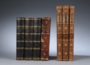 Niels Laurits Høyens Skrifter i 3 bd., 1871, Niels Laurits Høyens Levned, 1872, og Udvalgte Skrifter af Julius Lange (7)