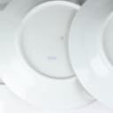Royal Copenhagen. 'Butterfly' plates and bowl on foot, 19th century (7)