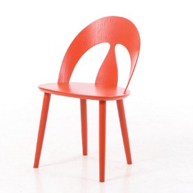 Børge Mogensen for FDB. Shell chair - Model J45 - Blood Orange