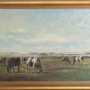 Niels Christiansen: Landscape with grazing cows. (cd)