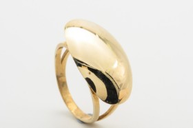 Moderne ring af 8 kt. guld, str. 52