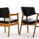 Erik Kirkegaard and others Two oak armchairs (2)