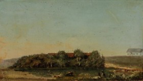 Ubekendt kunstner. Landskabsstudie, 1800-tallet