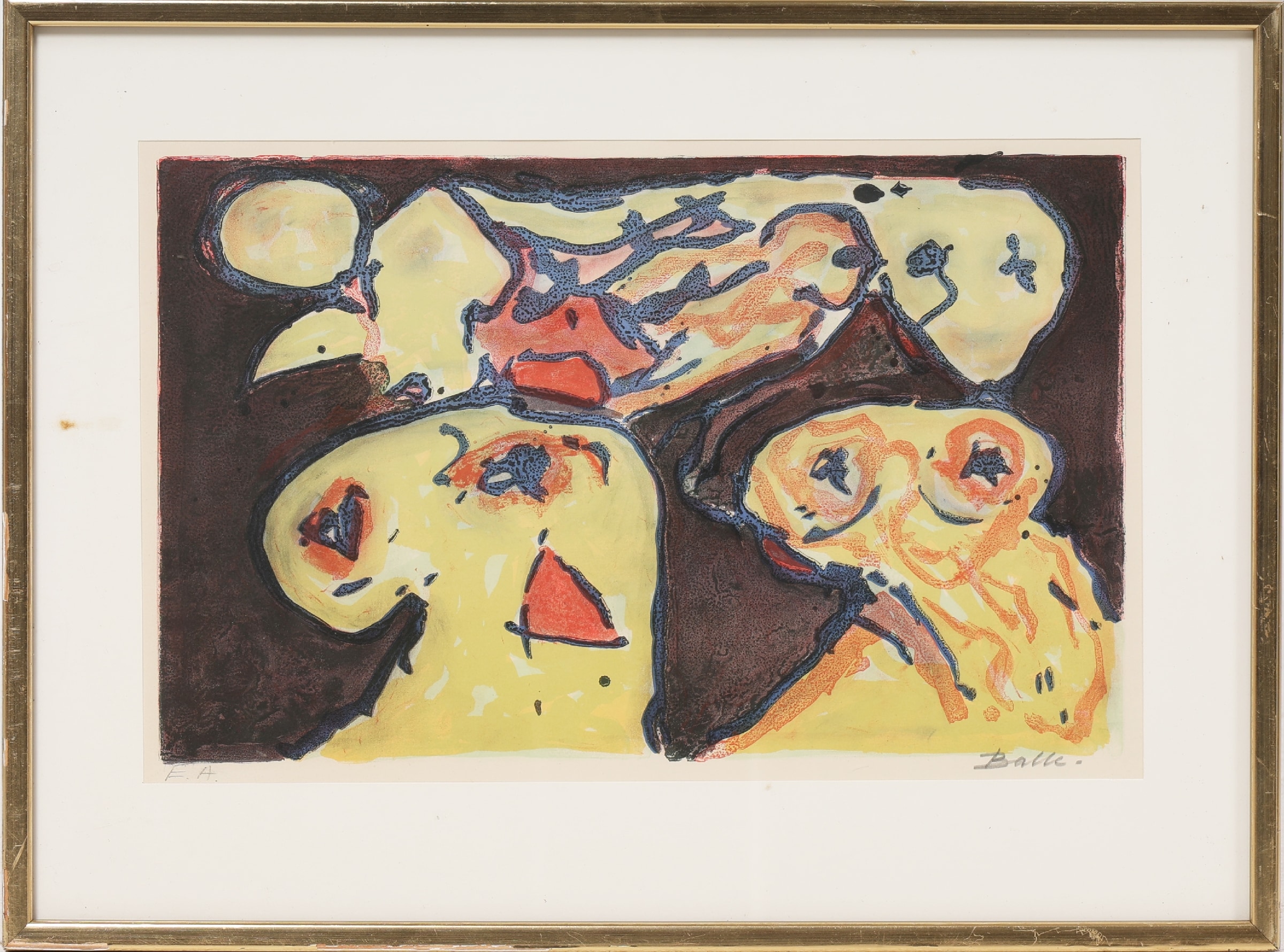 Mogens Balle: Composition, lithography