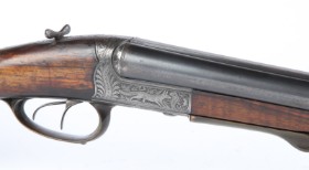 W. Collath, Frankfurt. Shotgun with underlock cal. 16/65