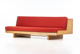 Hans J. Wegner. Sovesofa / daybed, stel af egetræ