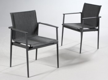 Henrik Pedersen. Par havestole / stabelstole, model 180 Stacking Chair (2)