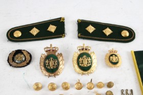 Danish police emblems and buttons