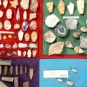 Samling fossiler & geologisk stensamling. (ca. 248)