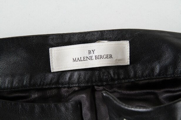 By Malene Birger. Lange sorte skindbukser