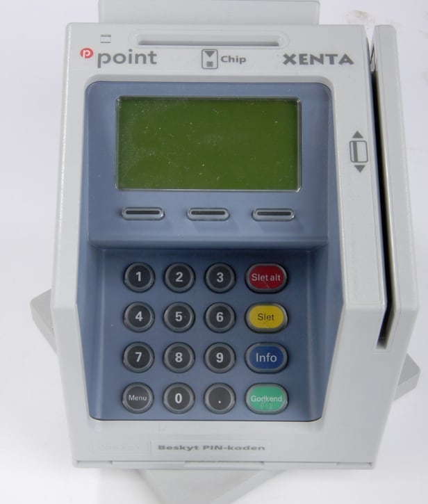 Point. Dankort terminal 