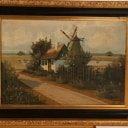 Samling malerier. Tauser, Kai Larsen mm. (11)